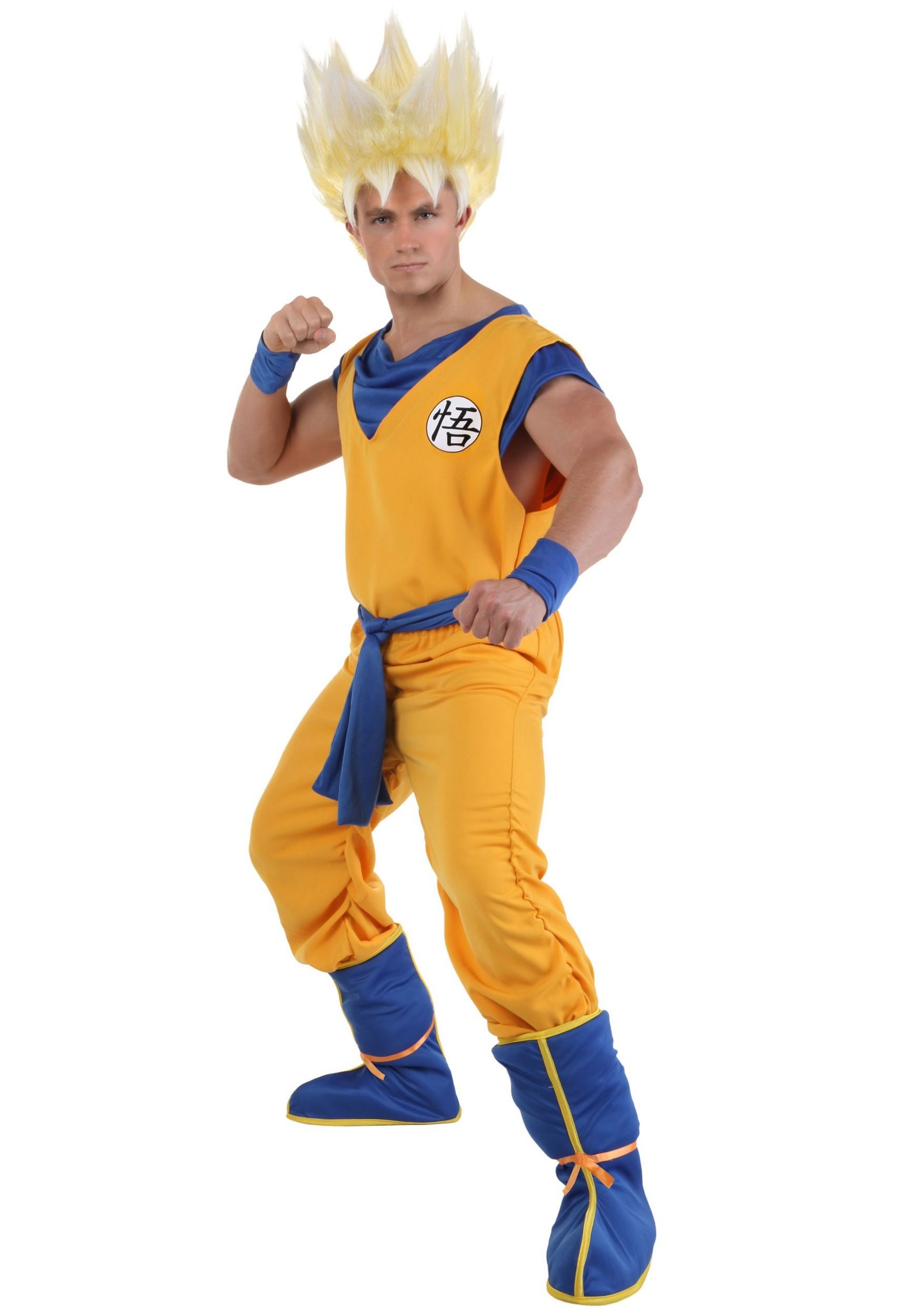 DBZ Adult Super Saiyan Goku Costume | Adult Anime Costumes