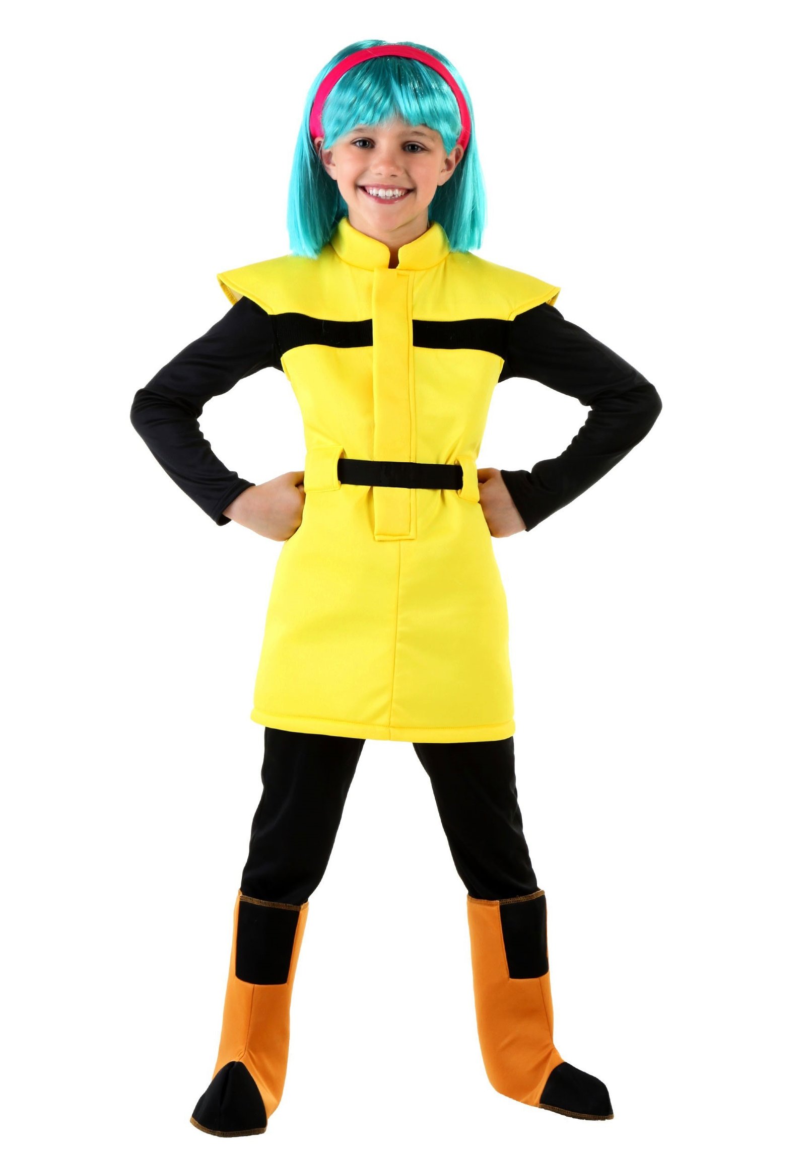 DBZ Child Bulma Costume | Kid's Anime Costumes