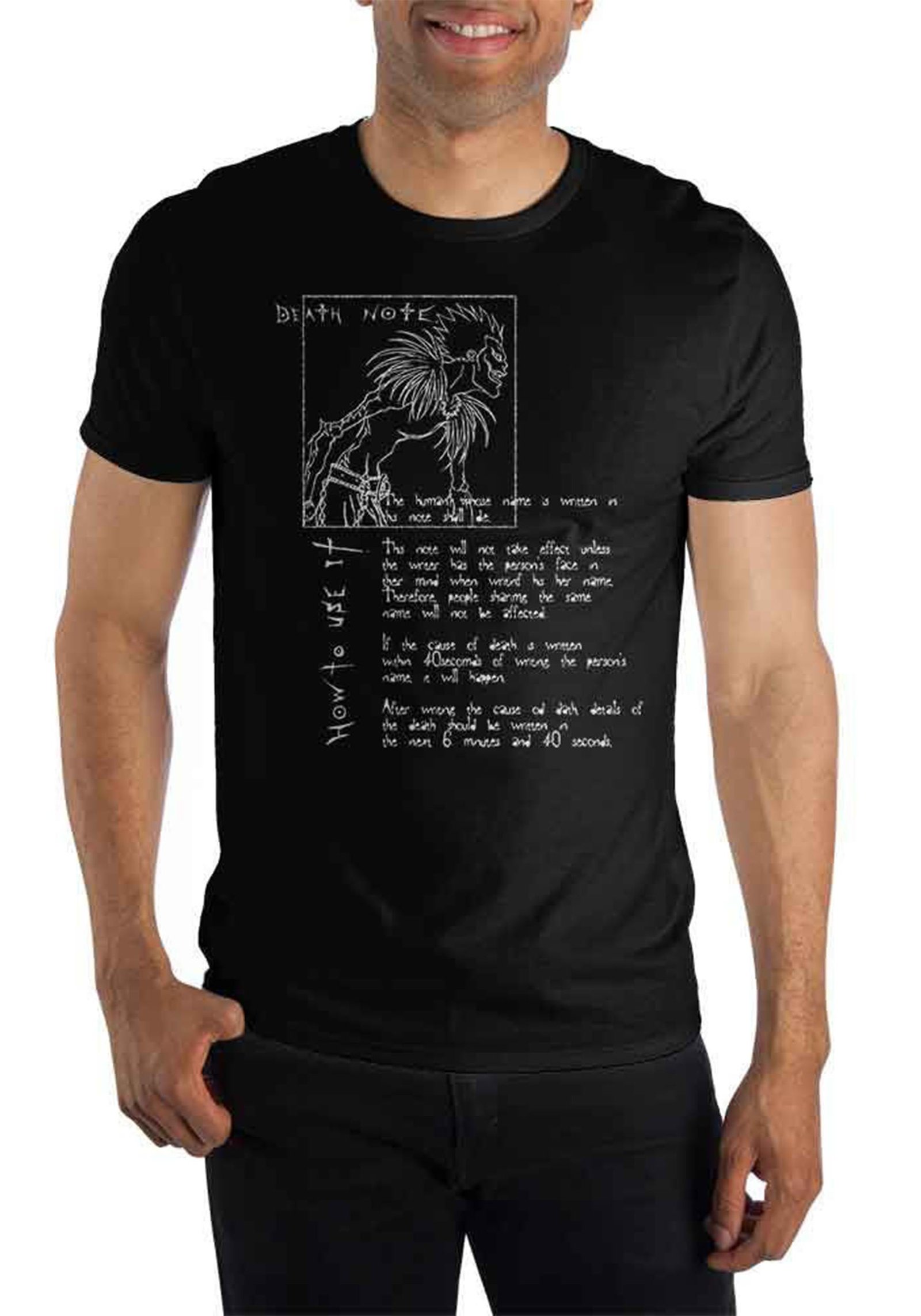 Death Note Curse Adult Tee | Anime Apparel