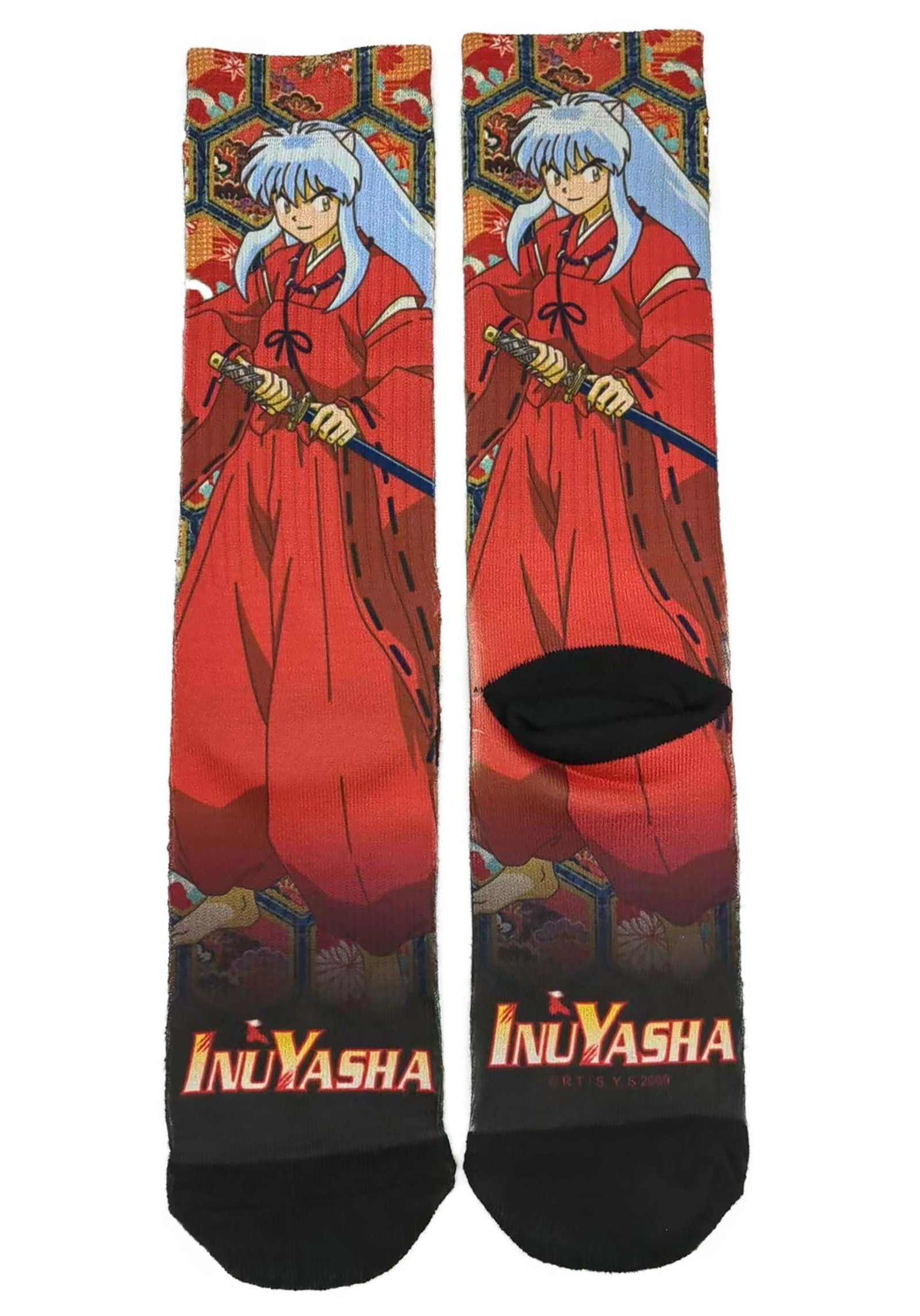 Inuyasha Sublimation Socks for Adults | Anime Gifts