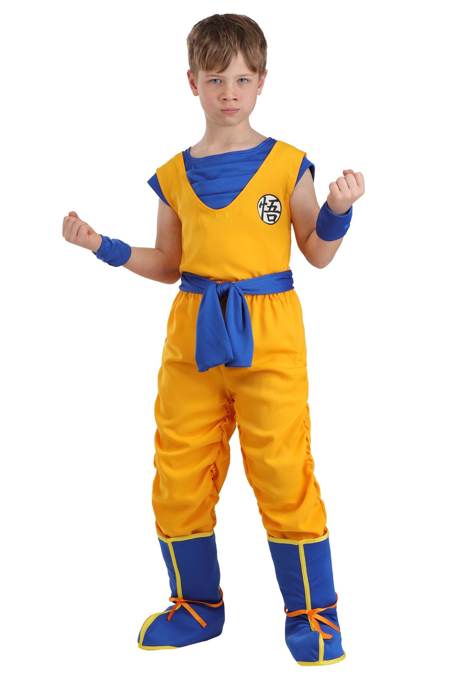 Kid's Dragon Ball Z Super Saiyan Goku Costume | Anime Costumes